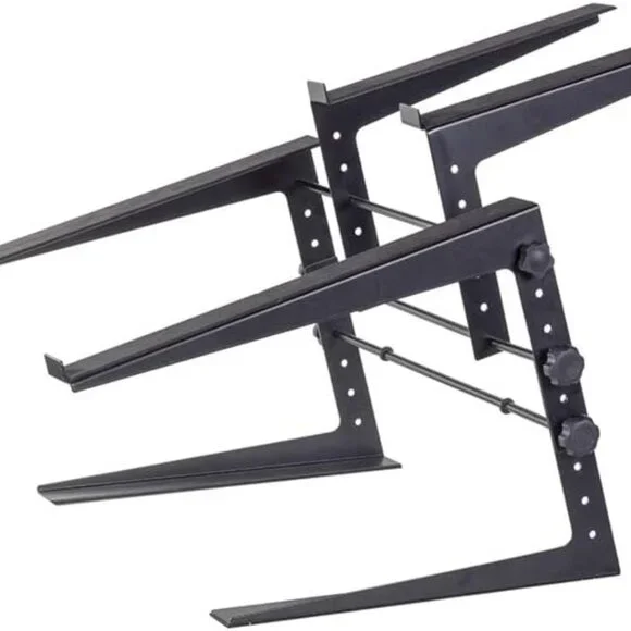Headliner Covina Portable Dual DJ Controller Stand; Adjustable and Durable DJ - Picture 2 of 10